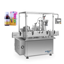 Automatic pharmaceutical liquid filling machines syrup filler glass and pet bottle